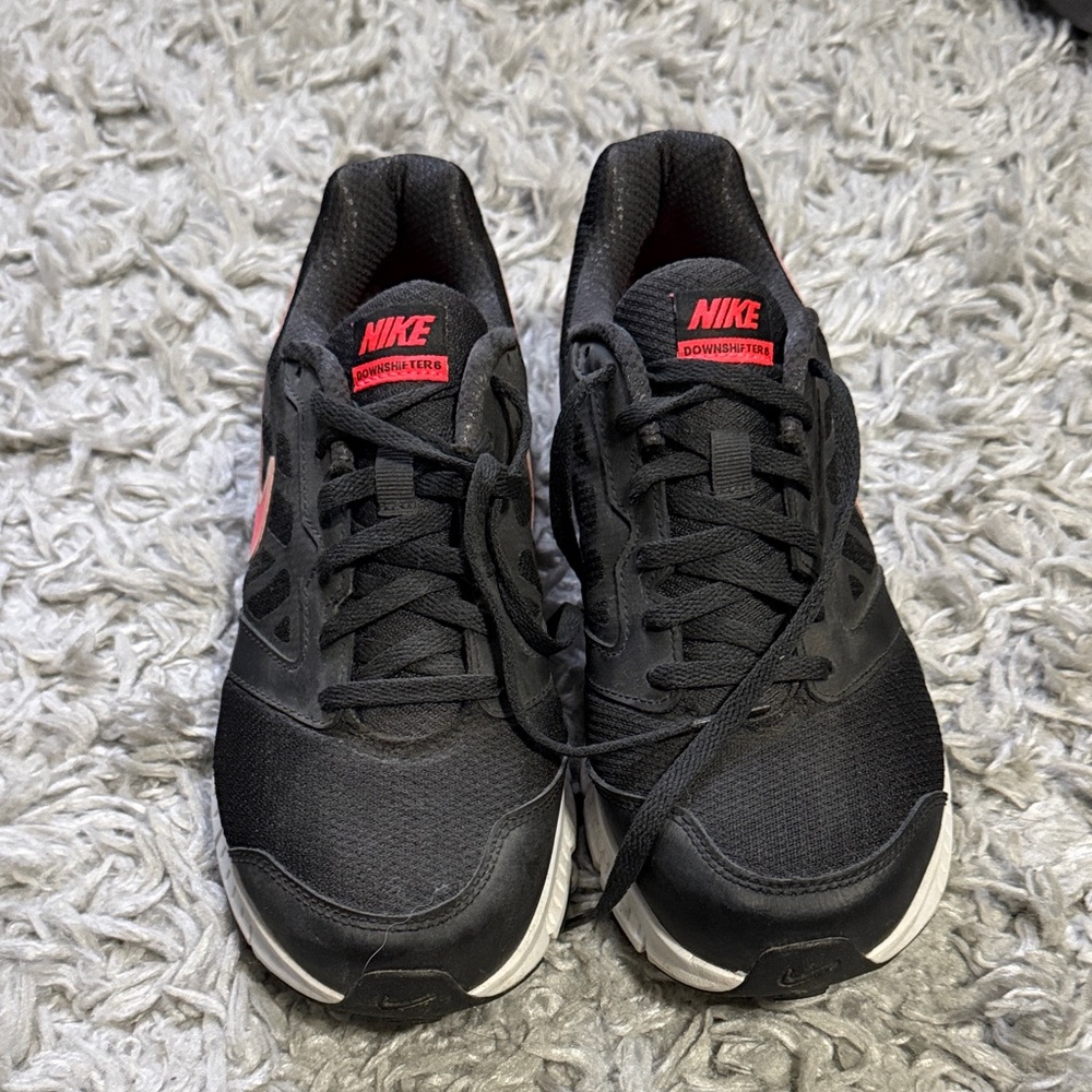 Nike Black and Pink Athletic Shoes